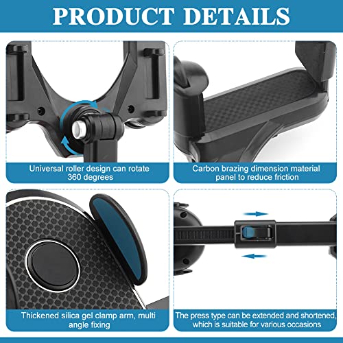 Multifunctional Rearview Mirror Phone Holder With 2Pcs Bling Car Cup Coaster, Universal 360 Degree Retractable And Rotatable Rear View Mirror Phone Mount For All Phones (Common) #TOP3