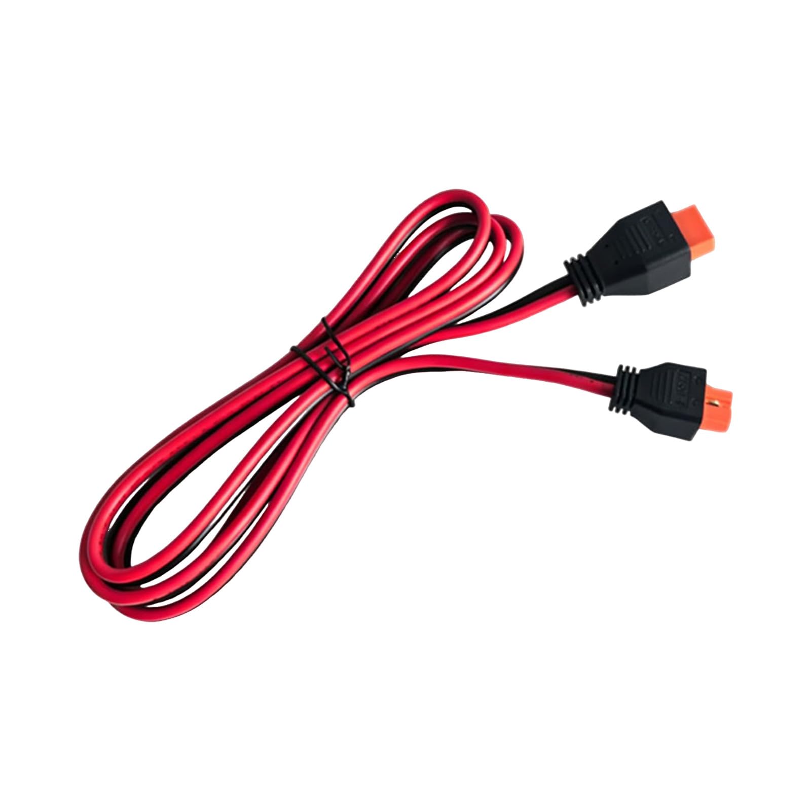 XT60i Ladeverlängerungskabel 12AWG Stecker auf Buchse, 5 Meters | Geformte Zugentlastung, rot schwarzes Kabel für Camping Stromversorgung
