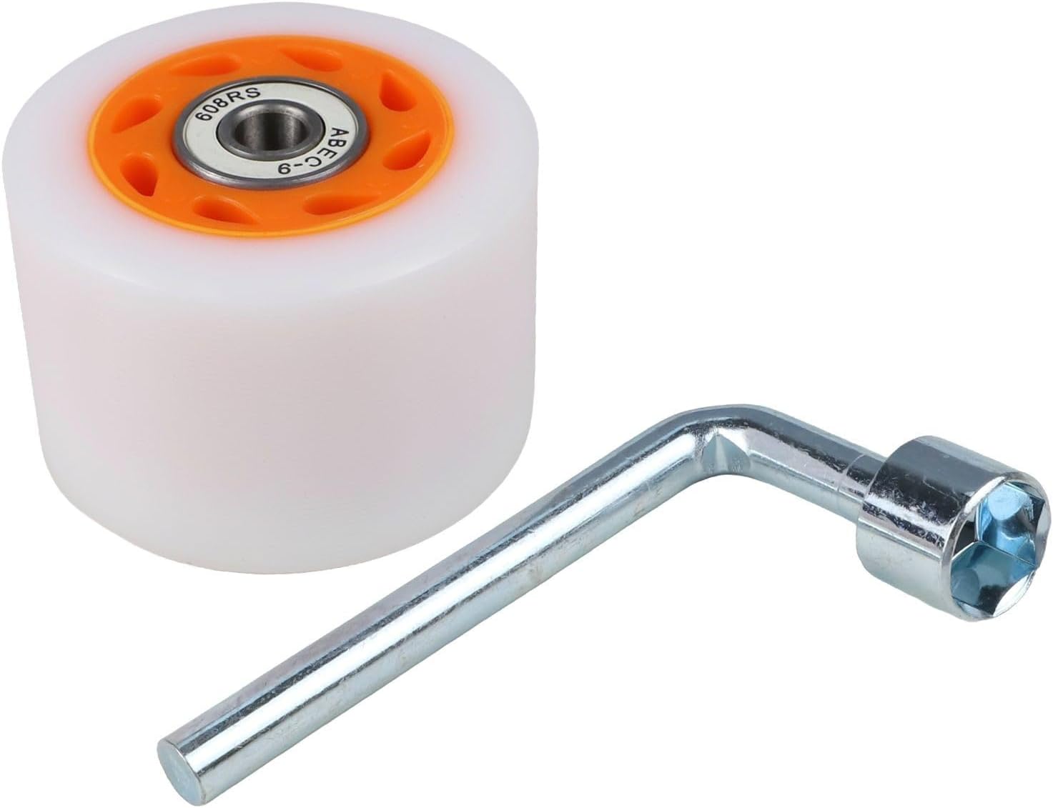 Roller Skate Wheels Set of 8, 58x32mm and 58x39mm PU with High Carbon Steel Bearings for Indoor Outdoor Quad Skates