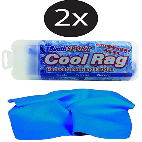 Cool RAG Extreme Cooling Towel for Heat Relief - PVA Cooling Towel for Workout, Gym, Running and for Other Outdoor Sports - Cooling Rag for Neck - Cool Towel for Quick Cooling (Blue - 27" by 17")