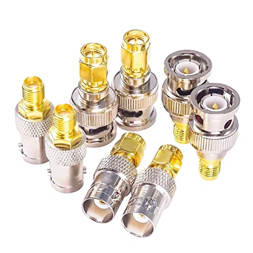 Adaptateur SMA vers BNC coaxial RF mâle femelle pour câble antenne et convertisseur 2 pièces