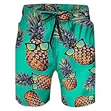 Avrilight MMA Hose Herren-Badehose mit Taschen, schnell trocknend, Surfen, Sommer, Strandshorts, Badeanzug, Sportshorts Unterzieher Tauchen