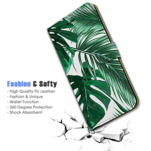 For Iphone 12 Pro Max, Designed Flip Wallet Phone Case Cover, A23194 Tropical Leaf Palm 23194 #TOP3