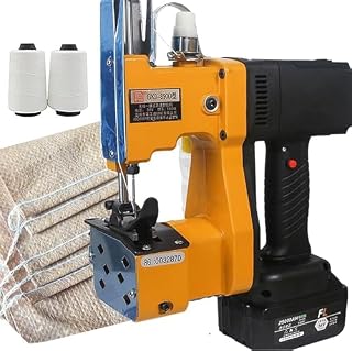 Portable Electric Sewing Machine - Wireless, Lightweight Stitcher for Professional Bag and Fabric Sewing ()