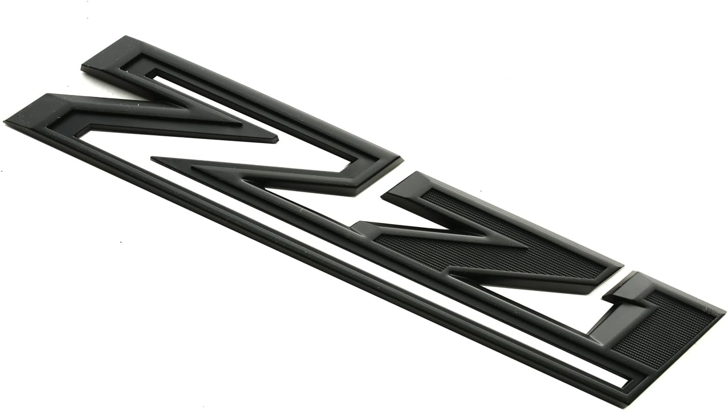2 Pack 2019-2025 Z71 Emblem Decals Side Badges Compatible with Silverado Z71 Parts 84632695 (Matte Black)