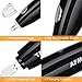 AFMAT Electric Eraser for Artists, Rechargeable Electric Eraser Kit, 140 Refills for Drafting, Electric Pencil Eraser - Battery Operated for Drawing Pencils, Crafts, Arts EE04(Black)