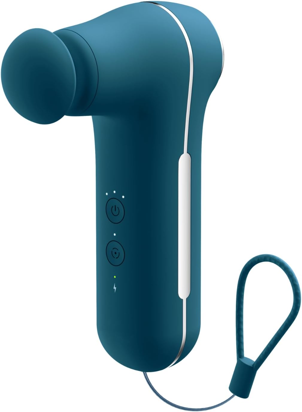 Nobol MyoLite® Portable Massage Gun for Muscle Recovery, Variable Intensity Mini Body & Facial Massager for Active Adults with 3 Speeds, 3 Attachments, Quiet Cordless Design