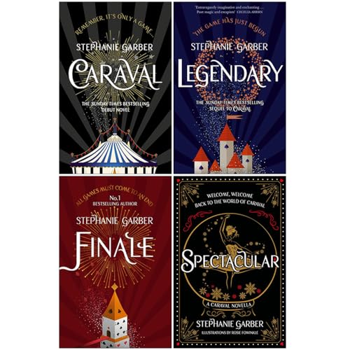 Stephanie Garber Collection 4 Books Set (Caraval, Legendary, Finale, Spectacular)