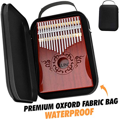 Kalimba Thumb Piano - 17 Keys Portable Thumb Piano, Perfect Gift for Kids and Adult Beginners, Finger Piano Made with African Wood, with Study Instruction, Tune Hammer and Durable Carrying Case - Thumbnail 2