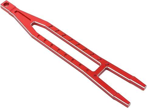Aluminum Alloy Tall Battery Hold-Downs Retainer for 1/10 Traxxas Ford Fiesta ST Rally Brushless/Slash 4X4 Ultimat Upgraded Parts -Replaces Part 7426 Red
