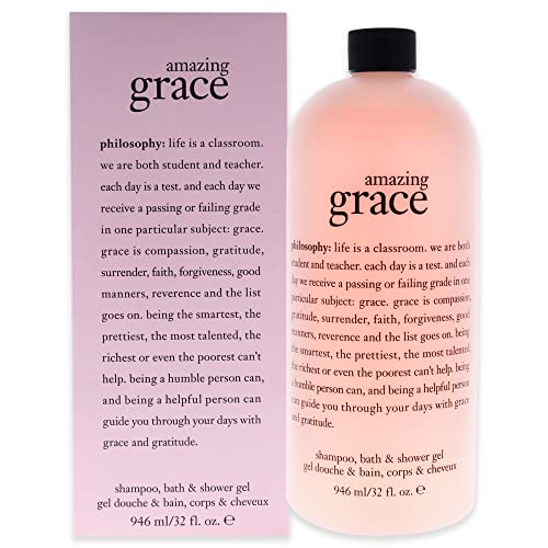 Philosophy Amazing Grace For Unisex 32 oz Shampoo, Bath, Shower Gel