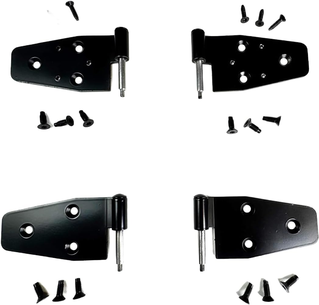 Full or Half Door Hinge Set Fits 1997 to 2006 Jeep Wrangler TJ LJ | Hinges are Counter Sunk to OEM Specs