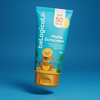 beLogical Matte Sunscreen | SPF 50+++ Sunscreen for All Skin Type | UVA/UVB & Blue Light Protection Price In India