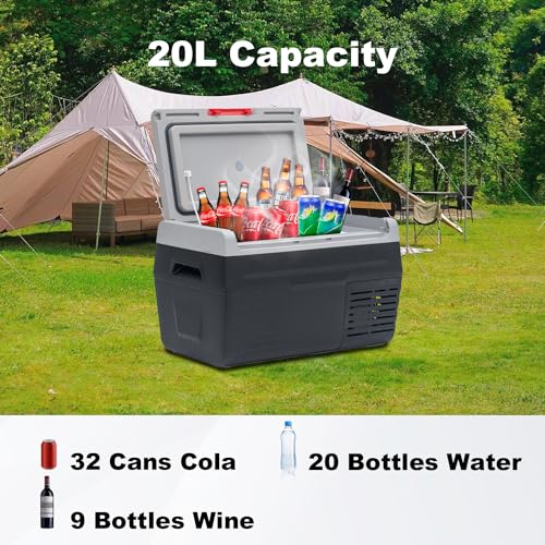 Smeta YCD20N-US Portable Car Refrigerator/Freezer 12V Rv Fridge thumb #3
