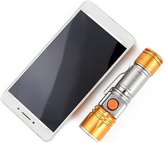 Uonlytech Mini Lanterna Super Brilhante Lanterna LED Tocha Lanterna LED Brilho Carga Direta