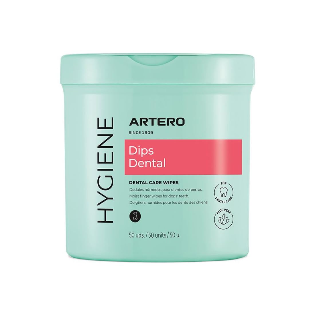 ARTERO Disposable Teeth Cleaning Wipes for Dogs and Cats