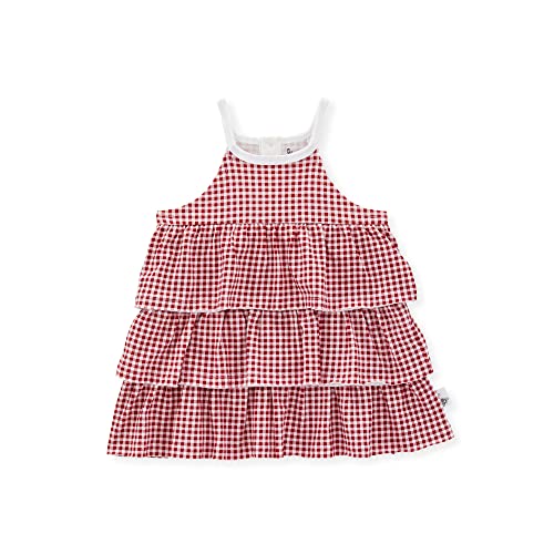 Burt's Bees Baby Baby Girls' Dress, Infant & Toddler, Short & Long-Sleeve, 100% Organic Cotton, Rose Gingham #TOP21