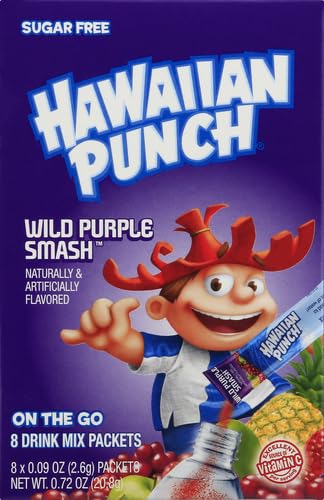Hawaiian Punch Sugar-Free Wild Purple Smash Singles To Go, 8-ct. Packs