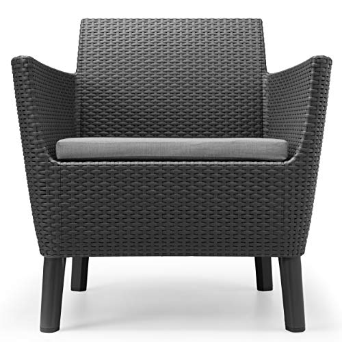 Keter Salemo Balcony Set, Tavolo e Due Poltrone