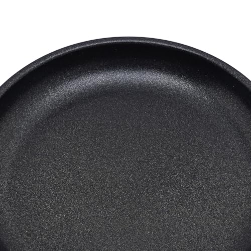 Non-Stick Electric let, 450W 110V Round Mini Frying Pan, Egg Pancake Maker Omelet w/Wooden Spatula, Overheating Protect, Used for Dumplings, Bacon, Sausa, 5.9 * 2.2in (Blue)