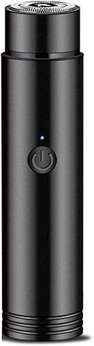 SKIMT Electric Shaver Mini Electric Shaver for Men Portable Electric Razor Beard Knife USB Charging Mens Shavers Face Body Razor (Color Black)