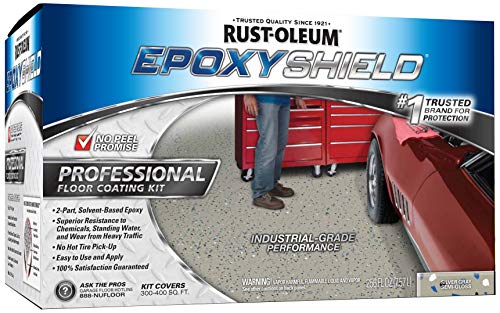 Rust-Oleum 203373 Professional Floor Coating Kit, Silver Gray, 1 Pack