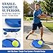 LSMARZJZ Tennis Trainer Rebound Ball with String, Portable Solo Tennis Practice Equipment for Adults & Kids, Self Return Tennis Training Tool for Beginners, Backyard & Outdoor Movement Drills (2 PCS)