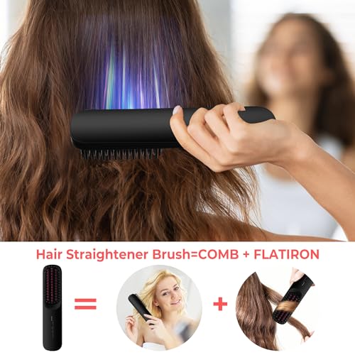 UKLISS Cordless Hair Straightener Brush - Image 3
