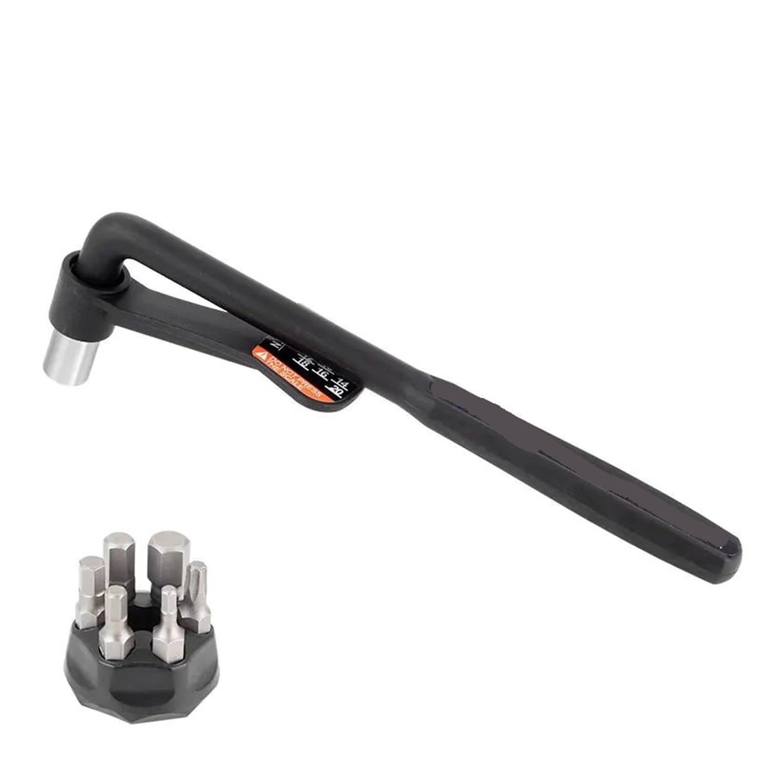 Lnhhg Black 20N 2Pcs Bicycle Convenient Torque Wrench Hexagon Set 10-20Nm High Precision Torque Tool(Black 20N)