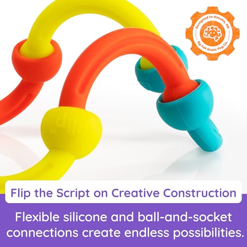 Image of Fat Brain Toys Plip Kit, Building Toys for Creative Play, Creative Construction Play Set, Kids Toys Ages 5 to 12