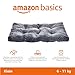 Amazon Basics Maschinenwaschbar Hundebett und Haustierbett für Kleine Hunde und Katzen - Waschbar und Strapazierfähig, 74 x 53 x 8 cm, Graue Wirbel