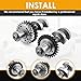 13601-28021 13602-28020 Engine Balance Shaft Set Compatible with Corolla Solara Matrix Camry tC 2AZ-FE 2.4L