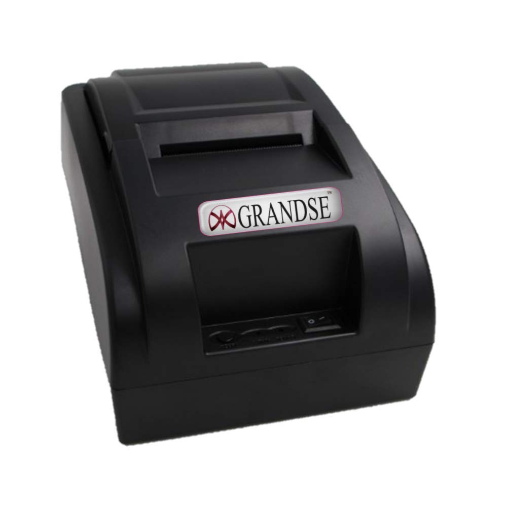 GRANDSE 2 Inch (58 mm) POS Thermal Receipt Printer USB With Cash Drawer Connectivity
