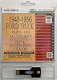 1948-56 Ford Truck Master Parts and Accessory Catalog (USB)
