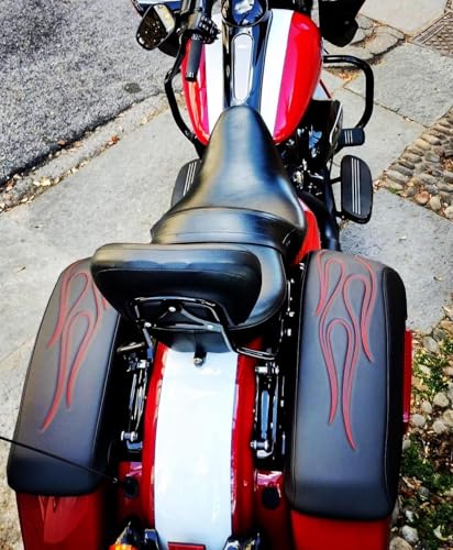 Cubiertas Premium Flame para Tapa de Alforjas Harley 2024+ miniatura 6