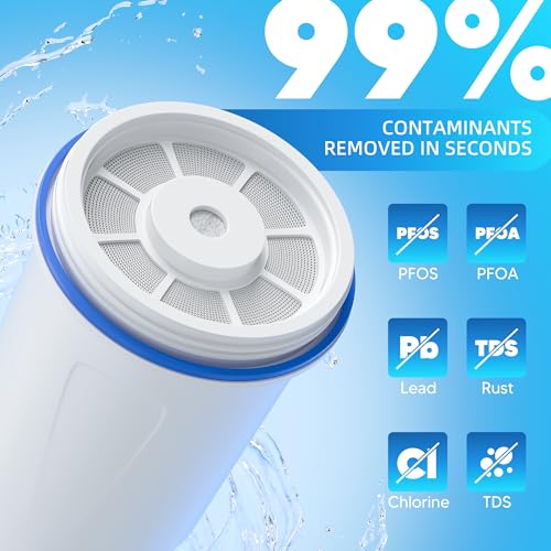 Filtro de agua purificador compatible con jarras Zero de repuesto 4