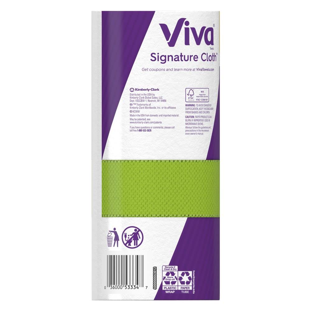 Viva Signature Cloth Paper Towels, Choose-A-Sheet, Big Roll, 12.67 Ounce
