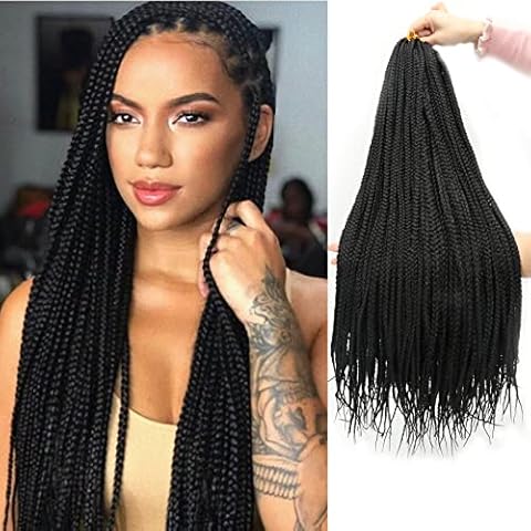 Themis Hair Crochet Box Braid 24 Inch Cover