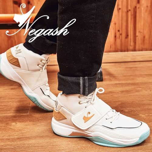 Negash Mens Basketball Shoes Non Slip Low Top Sneakers Breathable Cushioning Sports Shoes for Men3
