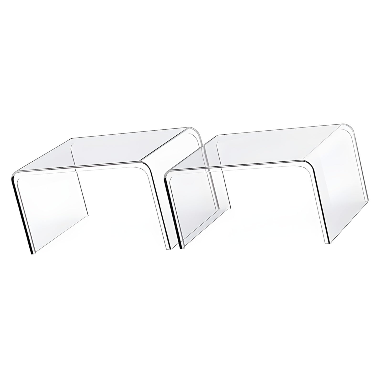 Kaeltsyn Strong Acrylic Countertop Storage Rack for Kitchenware and Bottles Holding Up to 15kg Weight Componentized Kitchen Shelf