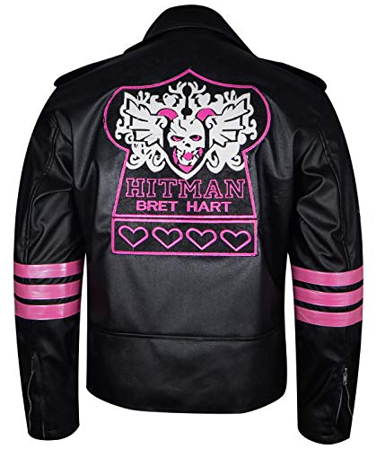 TJF Legend Bret The Hart Hitman Replica Leather Jacket2