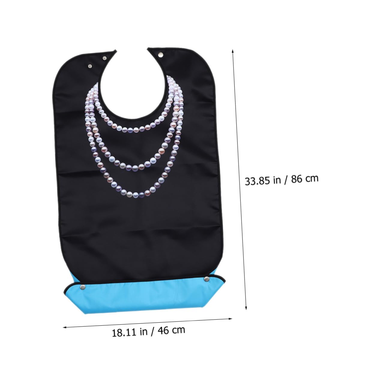 Haushalts Lätzchen aus Strapazierfähigem Polyester für Ältere Menschen 3 Stück-pack mit Klebrigem Banddesign und Verschleißfestem Material für Täglichen Gebrauch