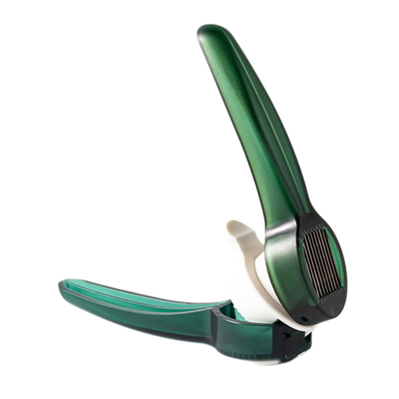 FELTECHELECTR Dual Use Garlic Press and Mincer Manual Garlic Crusher for Slicing and Grinding Garlic Ginger Ergonomic Design for Easy Use Kitchen Gadget for Home Chefs