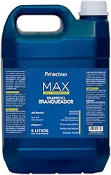 Shampoo Branqueador para Cachorro e Gato Max Linha Profissional Pet Clean 5 Litros