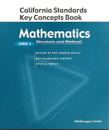 McDougal Littell Structure & Method California:... 061814207X Book Cover