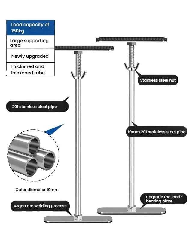 Supports de réparation d'évier de cuisine réglables sous plan 47-68 cm