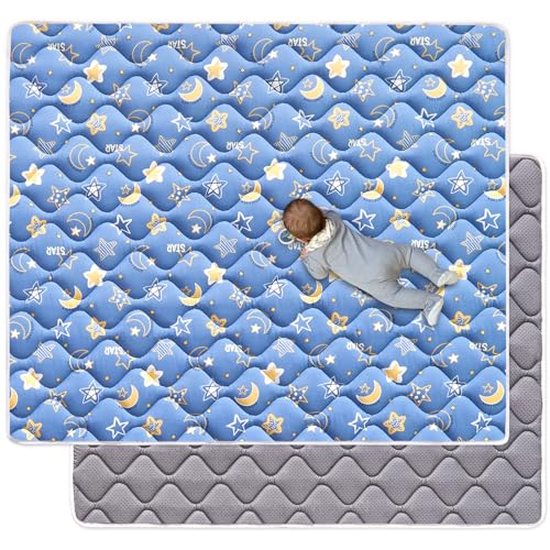 Premium Foam Baby Play Mat 79" X 71", Extra Large Activity Playmats for Babies,Toddlers, Infants, Soft Thicker Sponge Baby Mat for Floor, Play & Tummy Time, Machine Washable for Easy Care