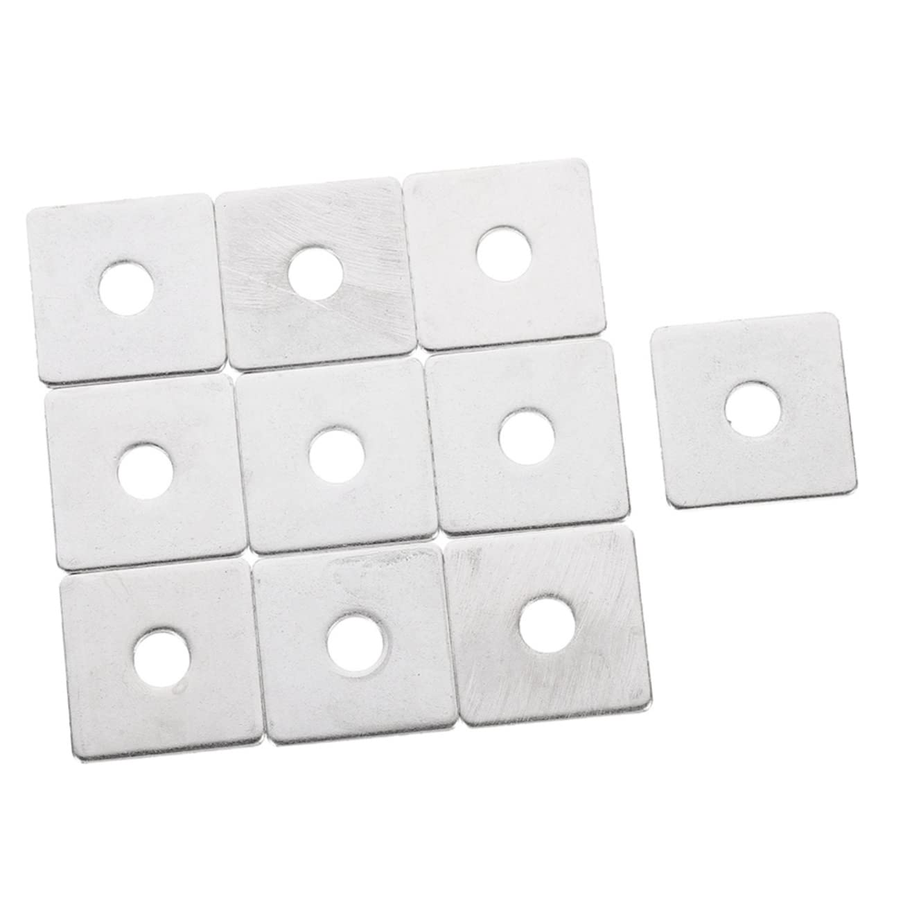 Stainless Steel Square Washers 10pcs for Roof Truss Plates