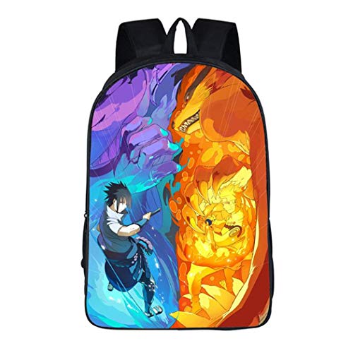 Cosstars Naruto Anime Imagen Mochila de la Escuela Estudiante Bolsas Escolar de Ocio