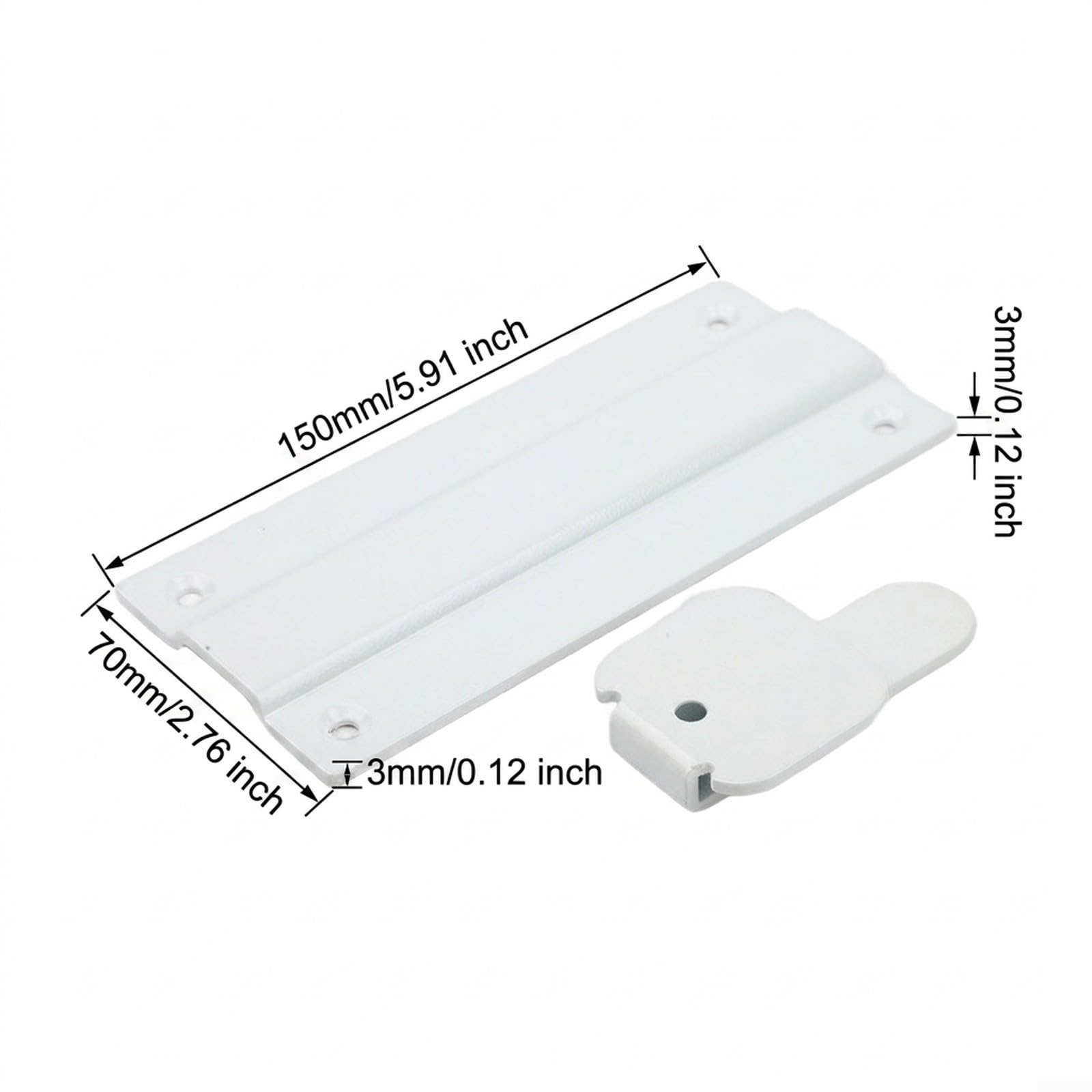 Uchwyt ścienny TV Style do głośnika przestrzennego Sony SA-RS5 - Uchwyt na solidną stalową białą farbę Instalacja dla łatwej 150x70mm
